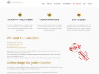 clubsolution.net Webseite Vorschau