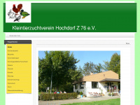 kleintierzuchtverein-hochdorf.de Webseite Vorschau