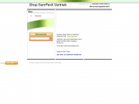 shop-sampera-vertrieb.webnode.at Webseite Vorschau