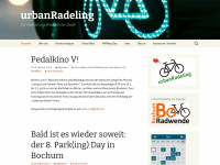urbanradeling.de Webseite Vorschau