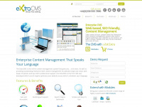 extracms.co.uk Webseite Vorschau