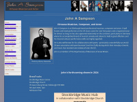 johnsampson.co.uk Webseite Vorschau