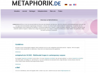 metaphorik.org Webseite Vorschau