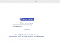 cleverdialer.com Webseite Vorschau