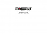 mammut-metallbau.de Webseite Vorschau