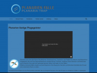 planarien-falle.de Webseite Vorschau