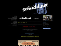 schadd.net Webseite Vorschau