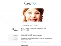 events4kidz.com Webseite Vorschau