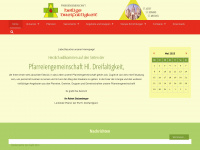 hl-dreifaltigkeit-ab.de Webseite Vorschau