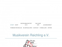 musikverein-reichling.de Webseite Vorschau
