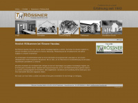 roessner-hausbau.de Webseite Vorschau