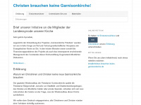 christen-brauchen-keine-garnisonkirche.de Webseite Vorschau