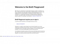 playground.bioid.com Webseite Vorschau