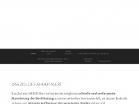 amber-alert-deutschland.de Webseite Vorschau