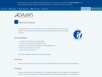 devuan.org Webseite Vorschau