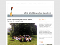 talentfoerderung-artist.de Webseite Vorschau