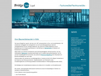 bridgecom-legal.de Webseite Vorschau