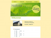 naturaphysio.de Webseite Vorschau