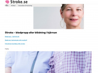 stroke.se Webseite Vorschau