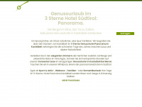 genusshotel-panorama.it Webseite Vorschau