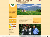 kleeberg-alpina.it Webseite Vorschau