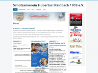svhubertussteinbach.de Webseite Vorschau