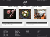 noa-restaurant.ch Webseite Vorschau