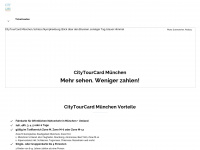 citytourcard-muenchen.com Webseite Vorschau