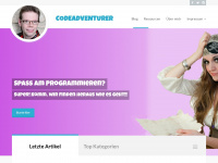 codeadventurer.de Webseite Vorschau