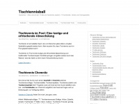 tischtennisball.com Webseite Vorschau