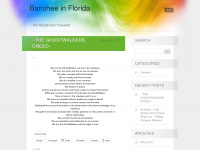 bansheeinflorida.wordpress.com Webseite Vorschau