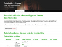 basketballkorb-kaufen.eu Webseite Vorschau