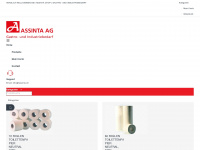 assinta-shop.ch Webseite Vorschau