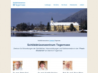 schilddruesenzentrum-tegernsee.de Webseite Vorschau