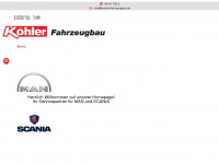 koehler-fahrzeugbau.de Webseite Vorschau