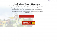 zeppelin-project-solutions.com Webseite Vorschau