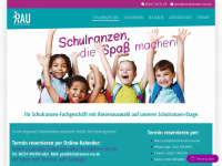 schulranzen-rau.de Webseite Vorschau