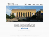 odevall-law.se Webseite Vorschau