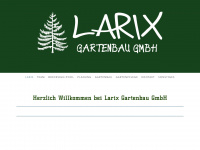 larix-gartenbau.ch Webseite Vorschau