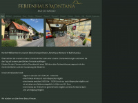montana-ferienhaus.de Webseite Vorschau