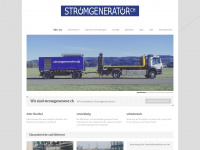 stromgenerator.ch Webseite Vorschau