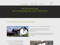 ferienwohnung-landsberg-buchloe.de Webseite Vorschau