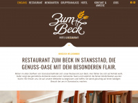 restaurant-zum-beck.ch Webseite Vorschau