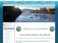 fischereiverein-salzburg.at Webseite Vorschau