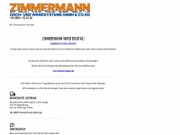 zimmermann-trapezblech.de Webseite Vorschau
