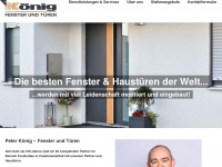 koenig-fensterbau.com Webseite Vorschau