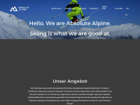 absolute-alpine.com Webseite Vorschau