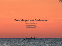 bootslagerfussach.at Webseite Vorschau