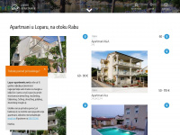 lopar-apartments.net Webseite Vorschau