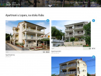 lopar-apartment.com Webseite Vorschau